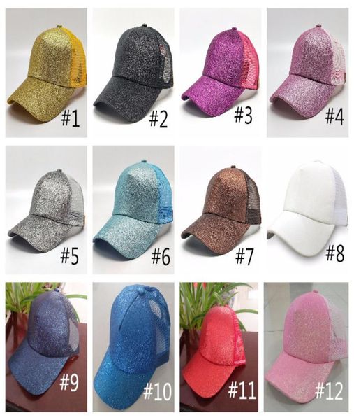 

snapbacks women hat ponytail baseball hat girl softball hats back hole pony tail glitter mesh girls sunshine cap hat breathable7749812, Black;white