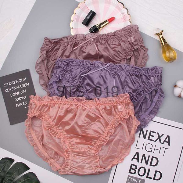 

briefs panties other panties 2022 new summer thin plus-size solid color comfortable lace smooth simple ladies plus-size plus fat briefs x071, Red;black