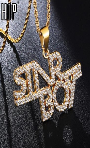 

hip hop gold color letters words bling full rhinestoned iced out rope chain pendants necklaces for men jewelry4646162, Silver