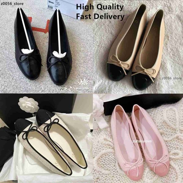 

channel designer paris black luxury ballet flats shoes women brands quilted genuine leather slip on ballerina round toe ladies dress channel