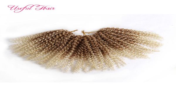 

sell malibob crochet hair 8inch kinky curly marley braid kanekalon synthetic hair extension marlybob bug 3pcslot crochet brai4965858, Black