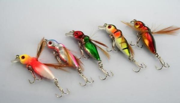 

lot15 fishing lures insect hooks bass 34g45cm012345675010111