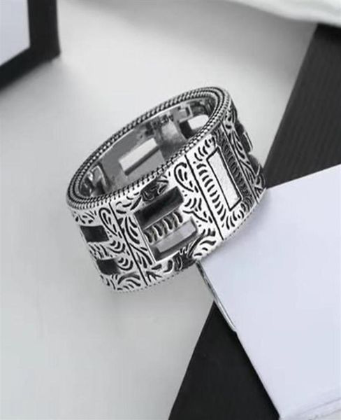 

band jewelrys luxurys designers ring men039s and women039s social gathering rings couple retro craft fashion je3972337, Silver