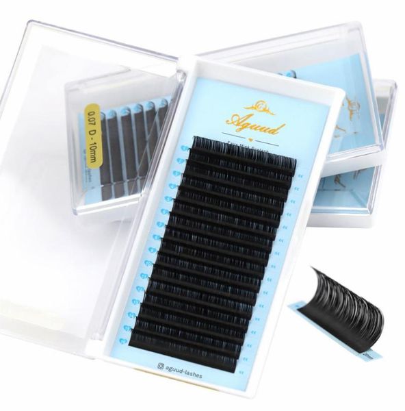 

false eyelashes 16rows individual lashes tray all size 5mm25mm length mink eyelash extension classic volume matte black eyelashes8082312