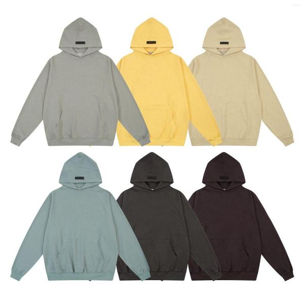 

men's hoodies mens sweatshirts embossed relief letters silicone letter waffle oversized fashion hip-hop hight street casual pullover, Black