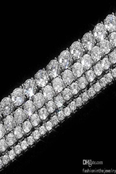 

fashion tennis designer bracelet luxury jewelry gold diamond bangle for men party 3 4 5 6 mm 7 8 inch moissanite bracelets diamond3013740, Golden;silver