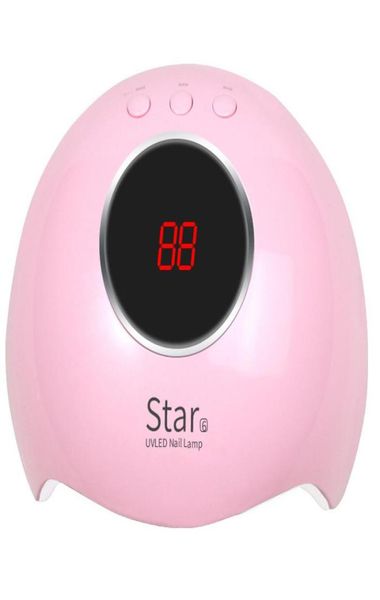 

star6 nail dryer led uv lamp mini usb for manicure lcd display drying all gels polish nails art tools 36w9550711