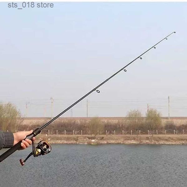 

casting rods 3 pcs fishing rods 1.65m1.8m 2 segment knuckle ml-power lure cane spinning casting pole far throw stick t230718