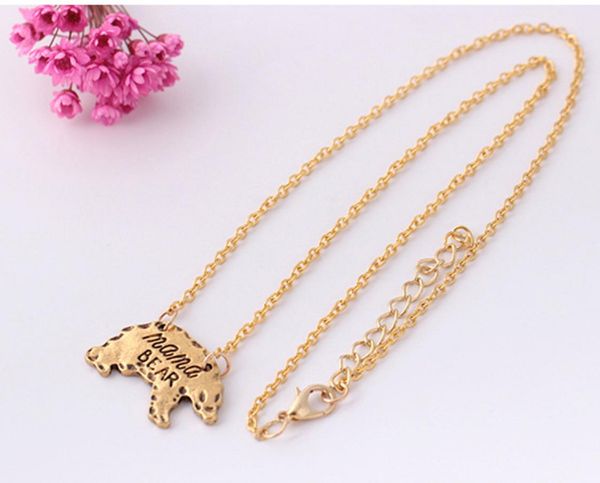 

pretty necklace engraved animal mothers day gift for mom fashion women jewlery plated silver gold chain necklace zhl31145722341