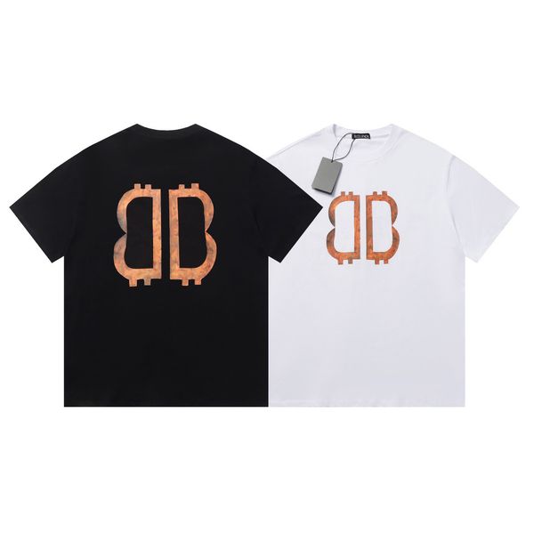

blcg lencia summer t-shirts high street hip-hop style 100% cotton quality men and women drop sleeve loose tshirts oversize 23217, White;black