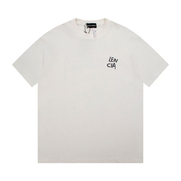 

blcg lencia summer t-shirts high street hip-hop style 100% cotton quality men and women drop sleeve loose tshirts oversize 23267, White;black