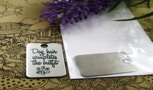 

40pcsquotdog hair completes the outfitquotstainless steel charms more style for choosing diy charms pendants for necklace4910141, Bronze;silver