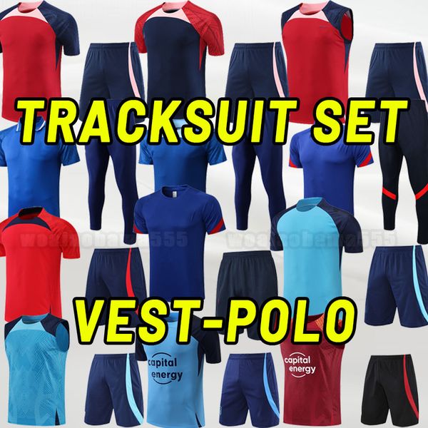 

training suit atletico soccer tracksuits 22 23 joao felix 2022 2023 m. llorente suarez correa camiseta football set griezmann r. de paul car, Black