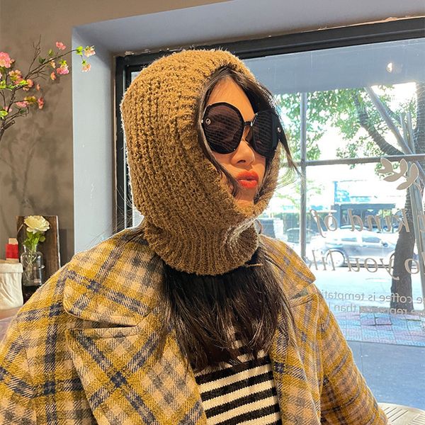 

fashion face masks neck gaiter ski mask balaclava mask hat bib chic cap for women and men outdoor sports warm knitted hat skiing bicycle cyc