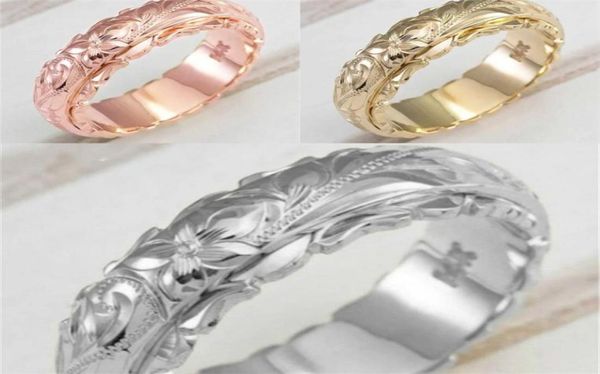 

flower rings suspension carving alloy band women gold silver plating ring marriage gift fashion jewelry 1 5hj l28163530