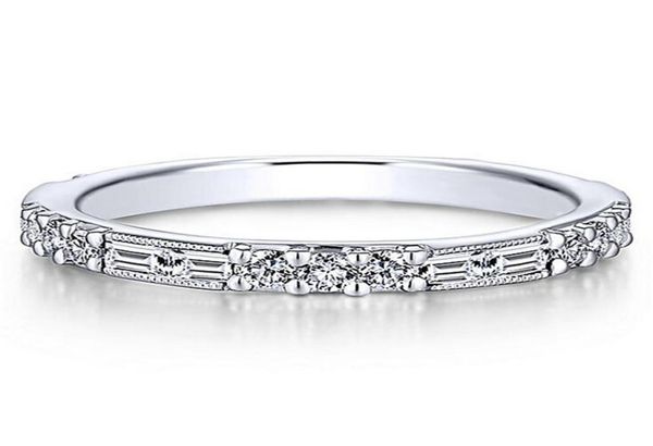 

choucong fashion jewelry 925 sterling silver princess cut white z cz diamond promise women wedding engagement band ring for lo7573146, Slivery;golden