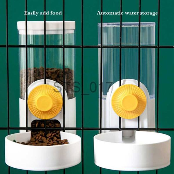 Dog Bowls Feeders Other Pet Supplies Automatic Cage Hanging Feeder Water Bottle Food Container Dispenser Bowl for Puppy Cats Rabbit Feeding Product