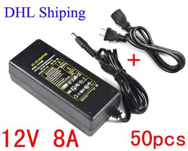 

12v 8a power adapter supply 12v 96w switching charger adaptor 50pcs lot express 838265
