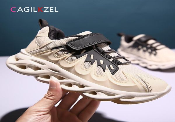 

cagilkzel new 2020 children sport shoes breathable mesh running shoes boys sneakers casual kids for gril chaussure enfant9308135, Black