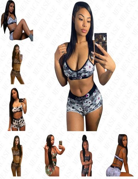 

women designer swimsuit 2 piece sports bra and shorts swimwear adjustable sling bikini set swimsuits beach swimming bathing suit s6226245, White