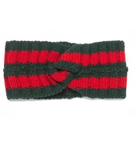 

designer headband headband for women and men fashion elastic green red stripe women hairband girl retro hair band turban headwraps7308754, Silver