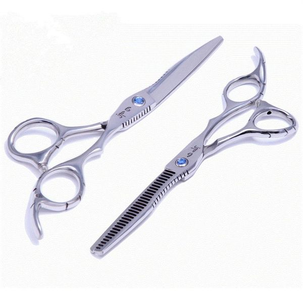 

hair scissors 6 2pc lot barber scissors shear cutting thinning scissor 30% thinning straight snips pinking shears275p