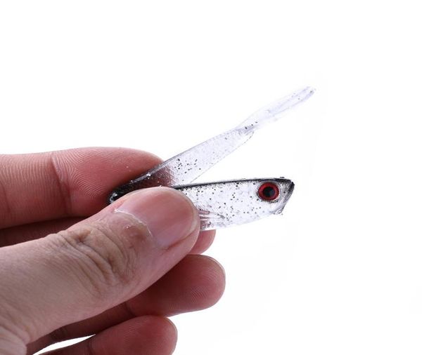 

soft rubber plastic artificial likelife fish bait 10cm 36g freshwater sticks shad laser fishing lure6704139