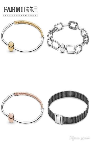 

fahmi 100 925 sterling silver 2019 new reflexions women039s charm bracelet jewelry support whole242s9259577, Black