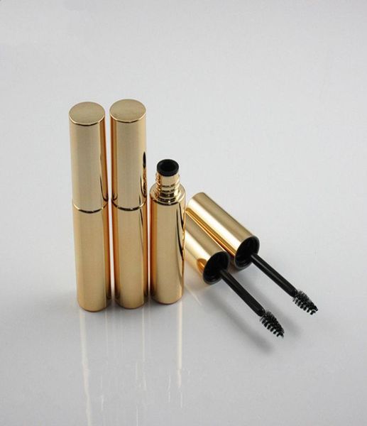 

whole 8ml empty mascara tube packing eyelash vial liquid bottle sparkly gold mascara tubes refillable bottle makeup tools 20102937992