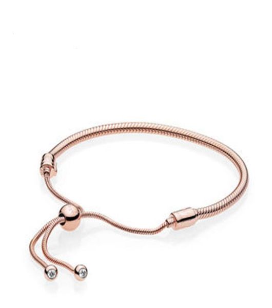 

s925 sterling silver designer jewelry 18k glod bracelet fit pandora european beads jewelry bangle real silver bracelet for women7785852, Black