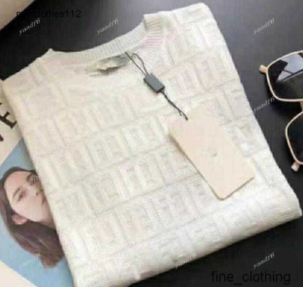 

2023ss new designer womens t shirt high-end translucent lace women long sleeve shorts sleeve colors luxury, White