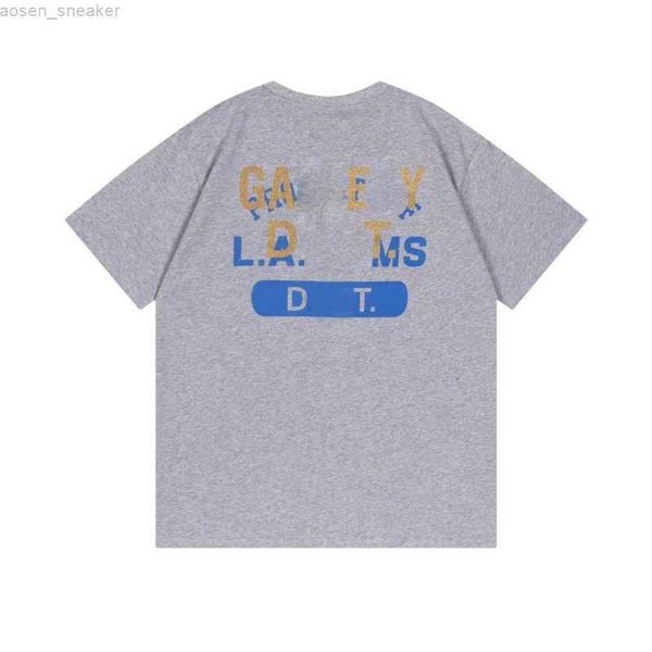 

luxury brand t shirt men's clothing galleryes short sleeve tshirt cotton sweatshirt men women loose pullover tee, White;black
