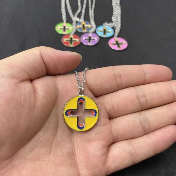 

fashion pendant necklaces homer frank ocean hip hop punk lucky clover enamel drop glaze necklace for men women girls party jewelry q99, Golden;silver