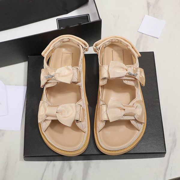 

summer women aalf leather channel shoes sandals quilted platform ccity flats low heels buckle sandals slipper ankle strap beach shoes sneake, Black