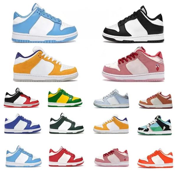 

childrens kids trainer shoes for boy girl sports black white chunky dunks low cows trainers boys and girls athletic outdoor sneakers