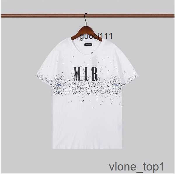 

printed tees designer t shirts amirly fashion man t-shirt cotton casual mens short sleeve luxury womens hip hop streetwear tshirts 6am iri 5, White;black