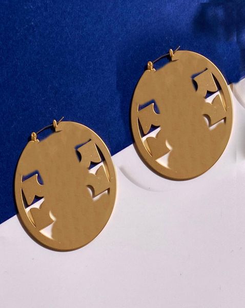 

women hoop earings designer jewelry 5cm studs earring 202209765577, Golden;silver