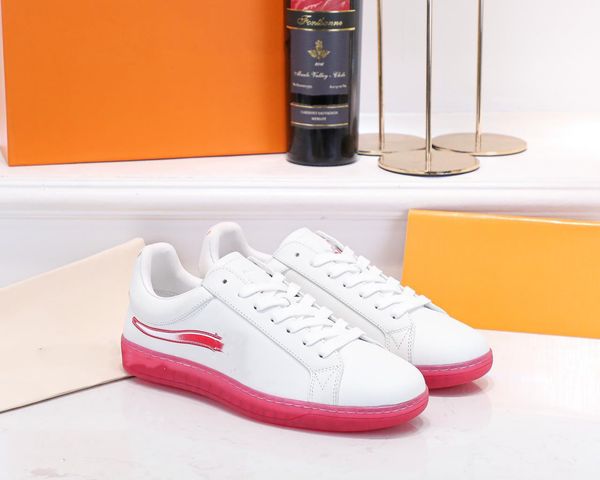 

2023 loafers designer women casual shoes monolith loafer men womens platform sneakers chocolate glossed-leather 0819, Black