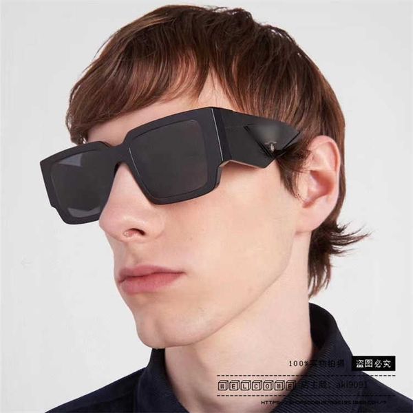 

designer triangular signature sunglasses 2023p family's new dark glasses women's inline red same style personality box plate sungl, White;black
