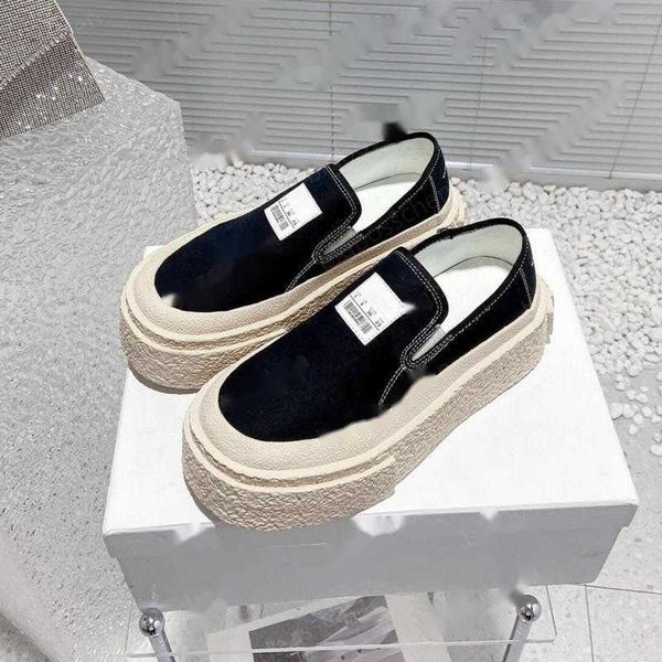

designer casual shoes thick bottom sneakers luxury leather loafers women's heightening shoes, Black