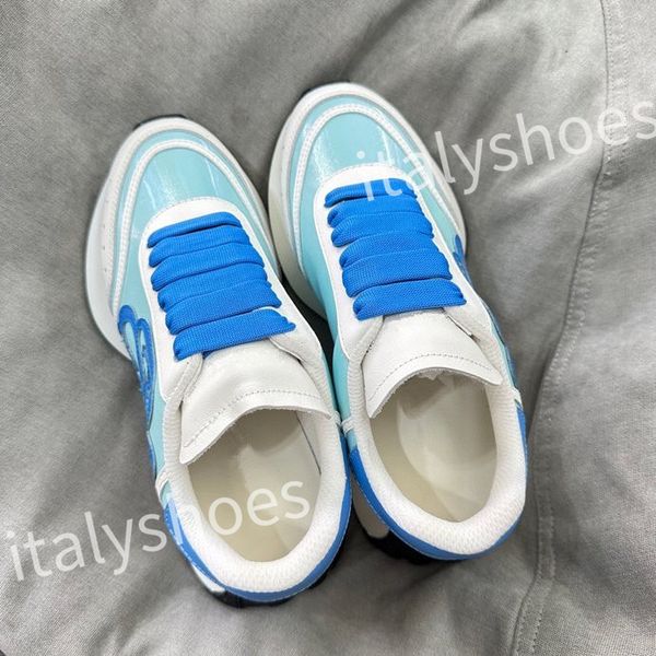 

2023 reflective leather dad shoes space stitching material sneakers designer sneakers modern autumn winter trendy shoe xsd230403, Black