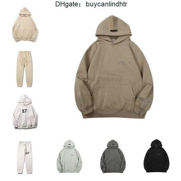 

ess warm essentials hoody hooded hoodies designer mens women streetwear pullover sweatshirts loose jumper clothing size971db9n3kg, Black