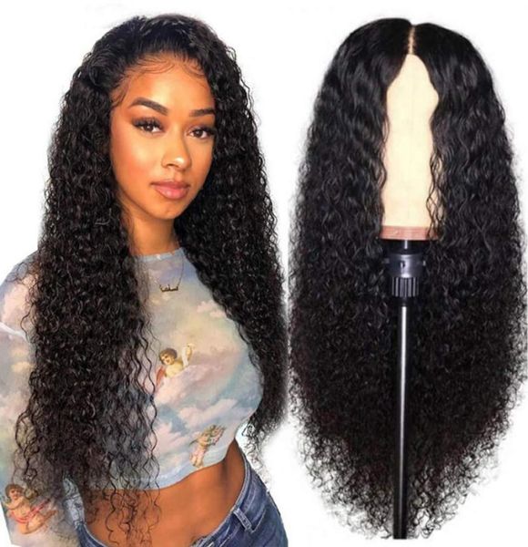 

10a brazilian deep straight human hair wigs kinky curly 44 lace front wig body wave for black women5325300, Black;brown