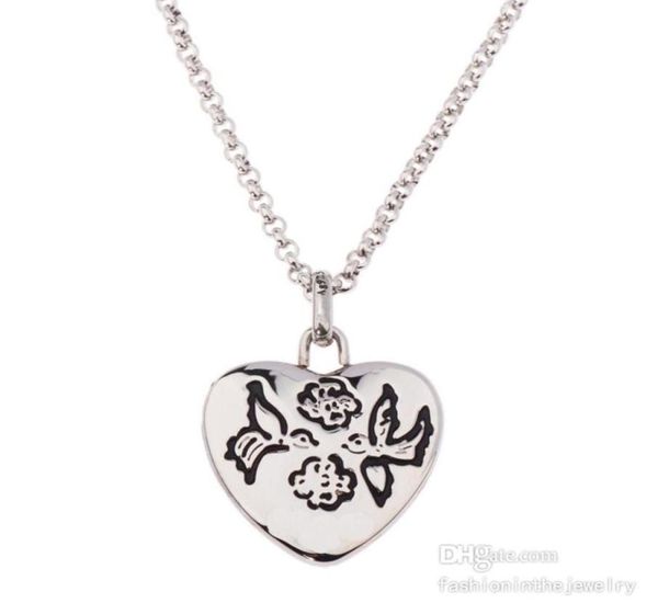 

luxury necklace designer jewelry pendants fashion wedding valentine039s day flower bird tiger circle pendant necklace for women4679566, Silver