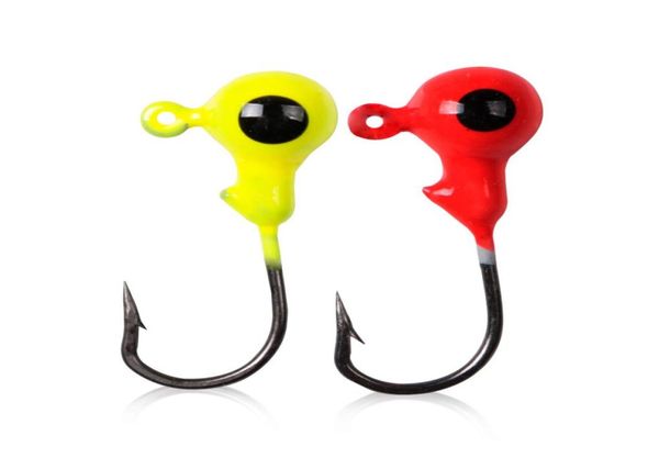 

20pcs 18g14g multicolor jigs hook high carbon steel barbed hooks fishing hooks fishhooks carp fishing pesca accessories27557989549596