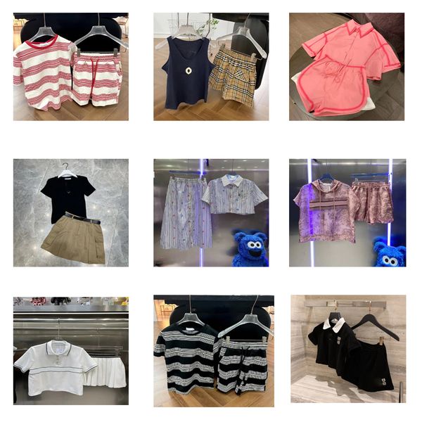 

two piece set women summer new high street clothes famous tracksuits short sleeve t-shirt lady young women sportswear holiday casual cloth 1, White