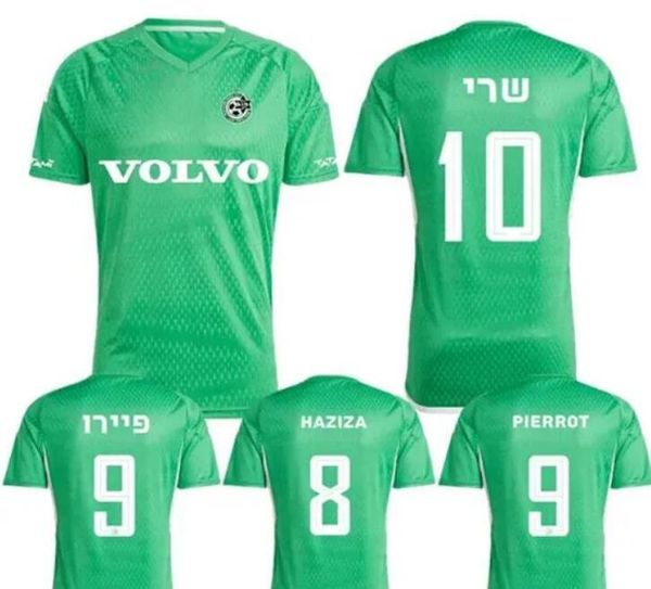 

chery 10 pierrot 9 seck 30 haziza 8 atzili 7 customized 23-24 soccer jerseys football wear dhgate kingcaps discount wholesale custom footbal, Black;yellow