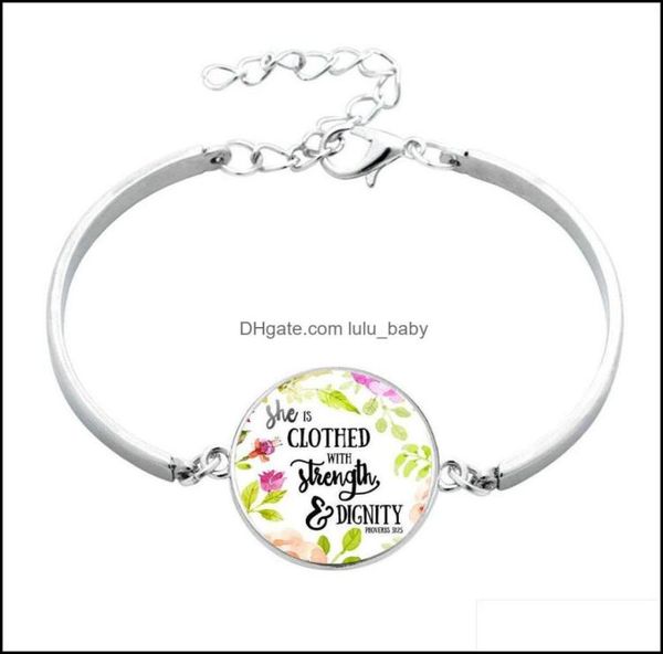 

charm bracelets 18 kinds new bible verses glass dome art pattern bangles scripture quote jewelry christian faith inspirational gif4543635, Golden;silver