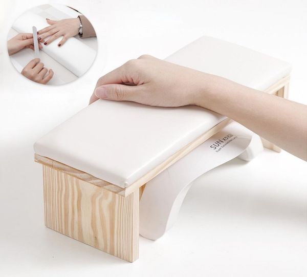 

nail art equipment wood manicure table hand rest cushion for arm stand salon tool pillow holder 2212074903210, Silver