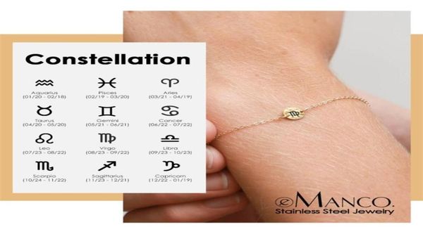 

emanco trendy thin bracelets for women charm stainless steel bracelet luxury designer jewelry for women y20032312850127181837, Golden;silver